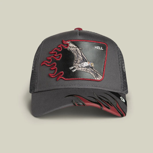 GOORIN BROS HELL FLAMES GRAY