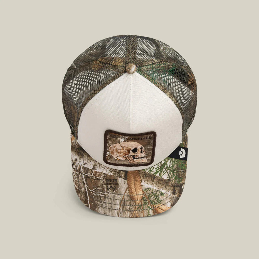 GOORIN BROS CANCELLED BEIGE VISOR CAMO