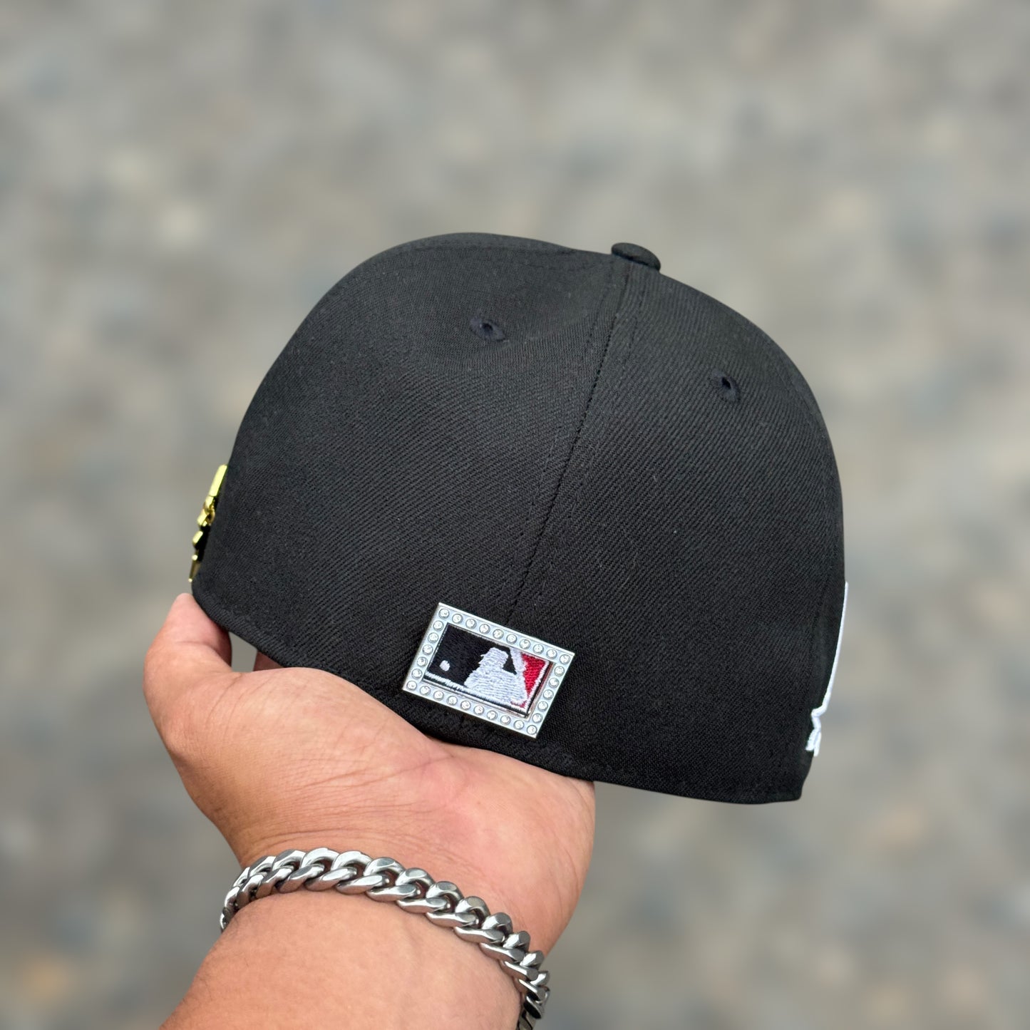 59FIFTY ANGEL BLACK UNDERVISOR RED 50TH STADIUM 1996 -2016