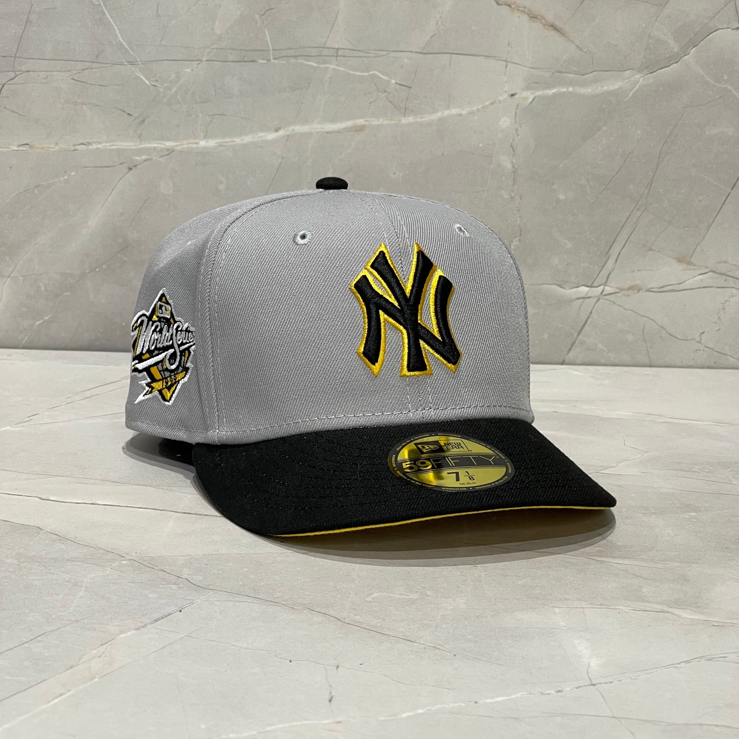 59FIFTY NY YANKEES GREY VISER BLACK WS 1999