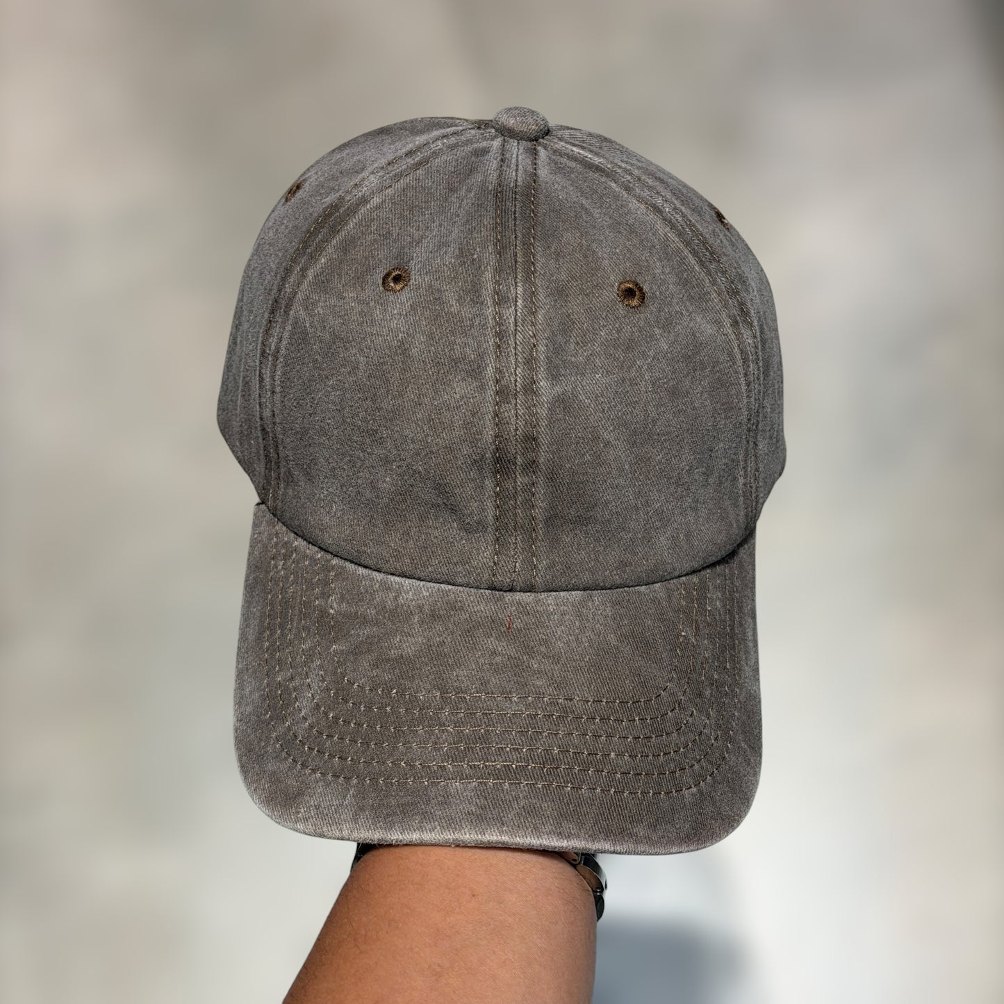 GORRA WASHED llana para bordados