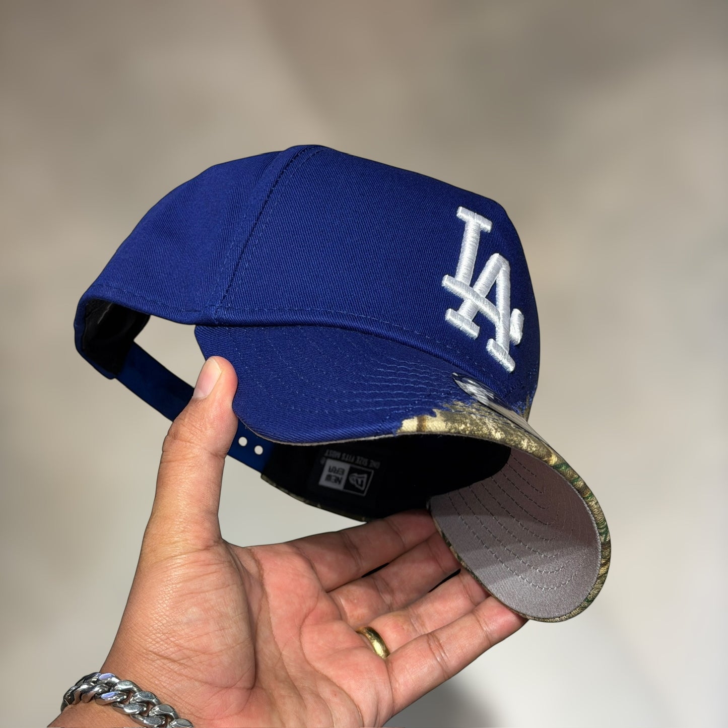 9FORTY A FRAME LA DODGERS ROYAL CAMO TEAR AWAY