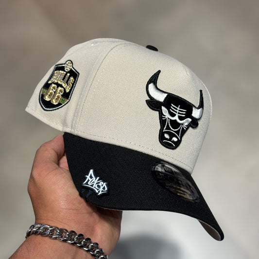 9FORTY CHICAGO BULLS CREAM BLACK 66