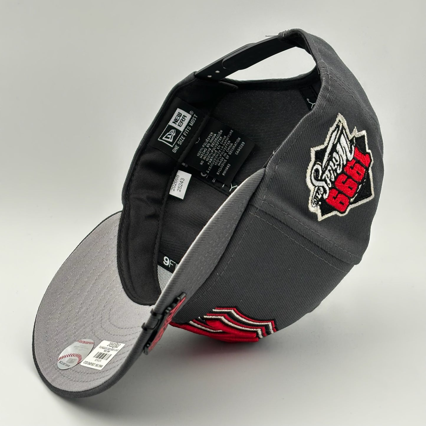 9FIFTY NY YANKEES GREY RED LOGO WS 1999