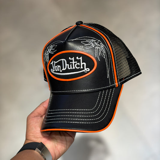 Von Dutch black cuero