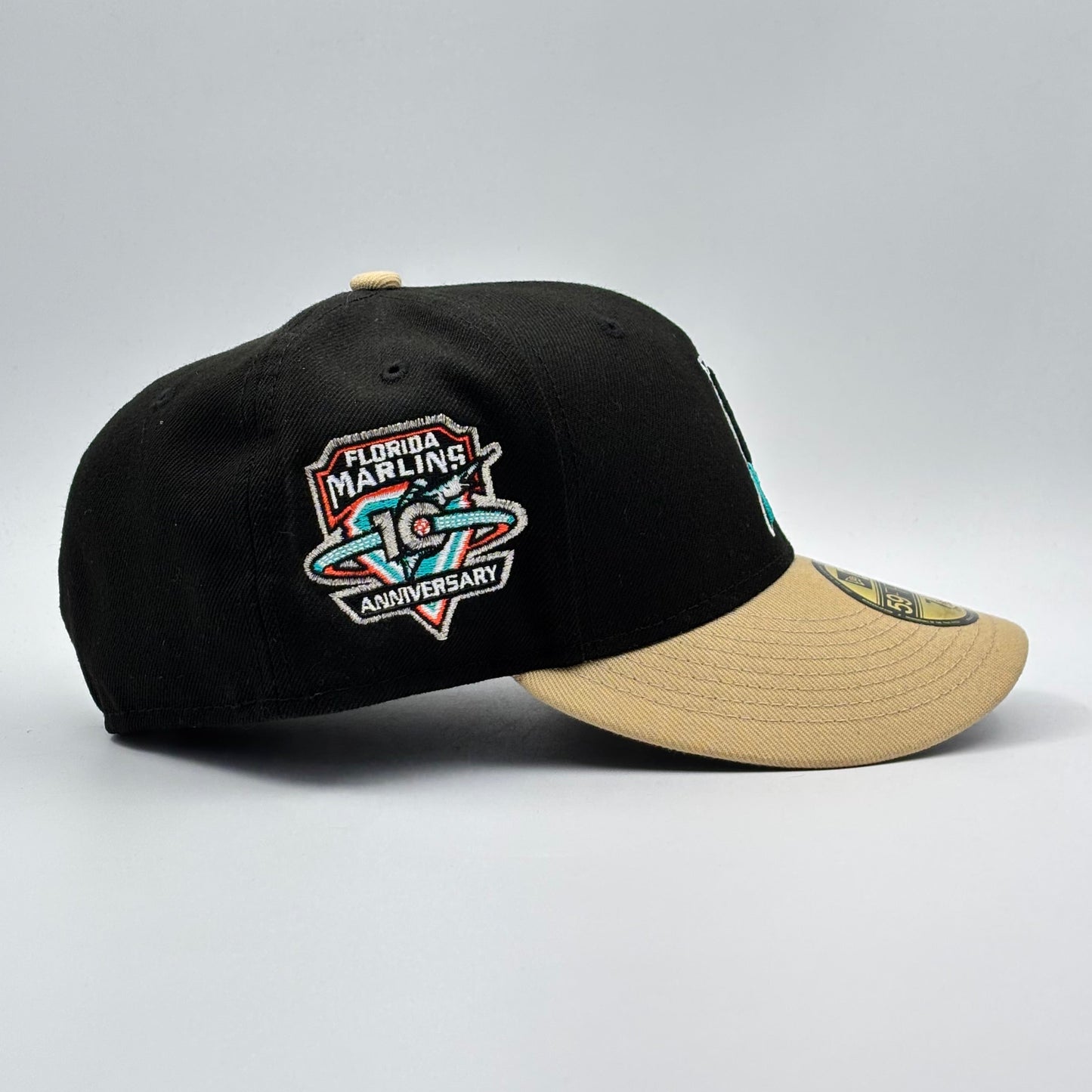 59FIFTY MIAMI MARLINS BLACK VISER CAQUI WS 10TH