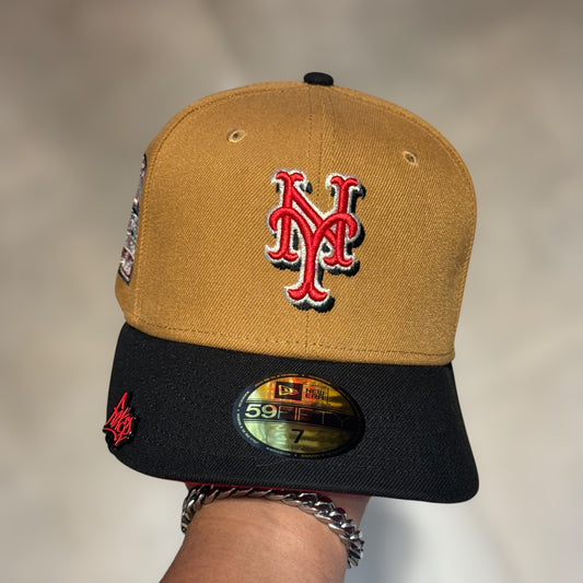 59FIFTY NY METS KHAKY BLACK VISOR