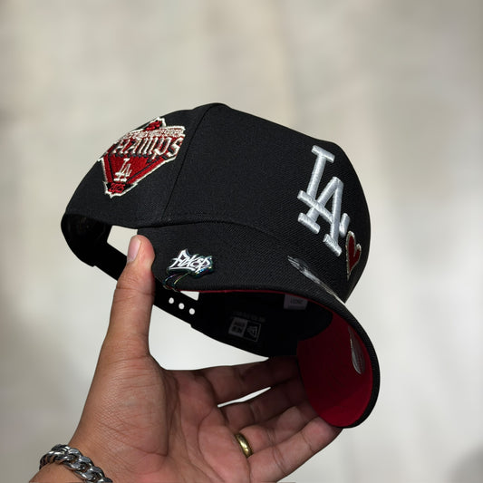 9FORTY A FRAME LA DODGERS BLACK CORAZÓN
