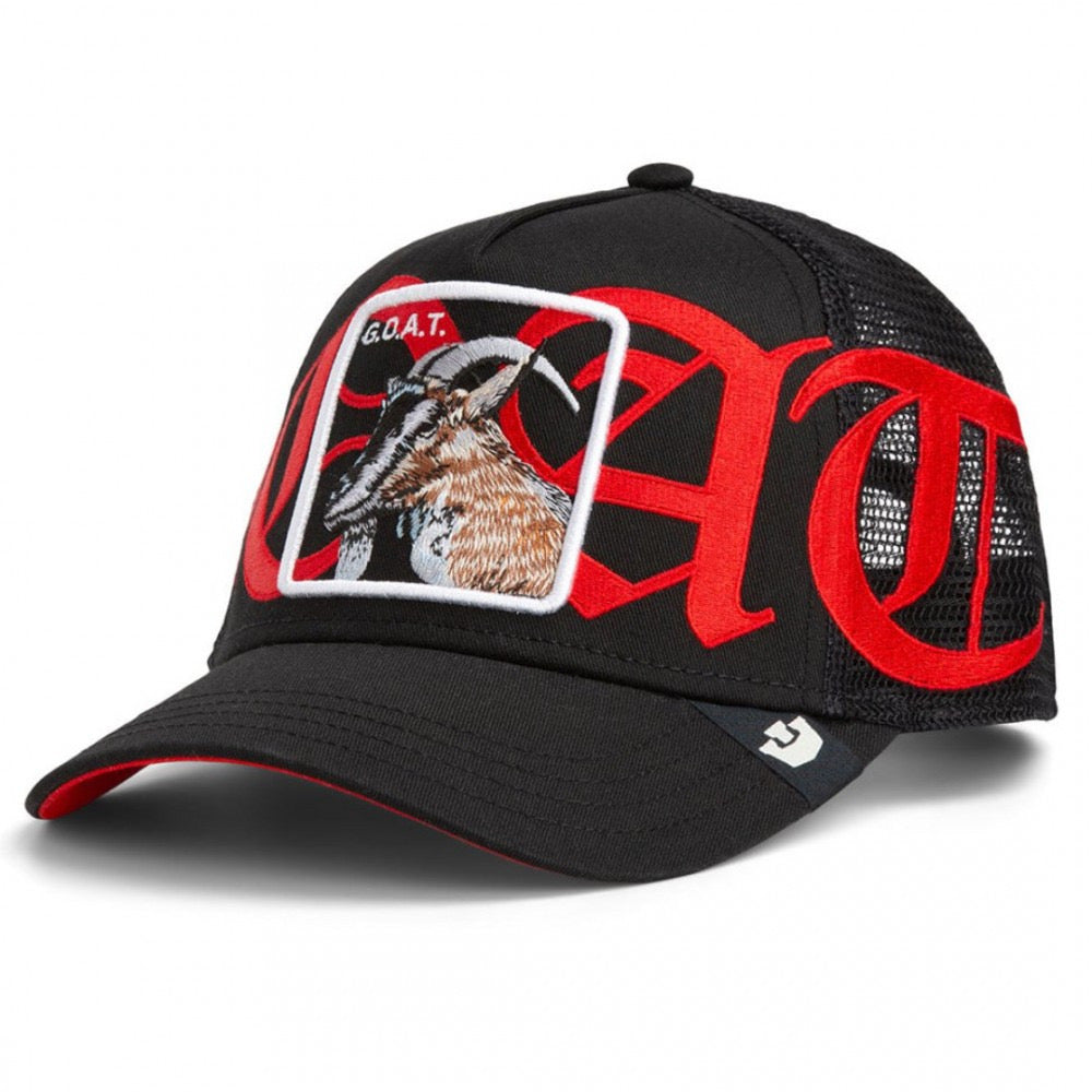 GOORIN BROS GOAT BLACK RED LETTER