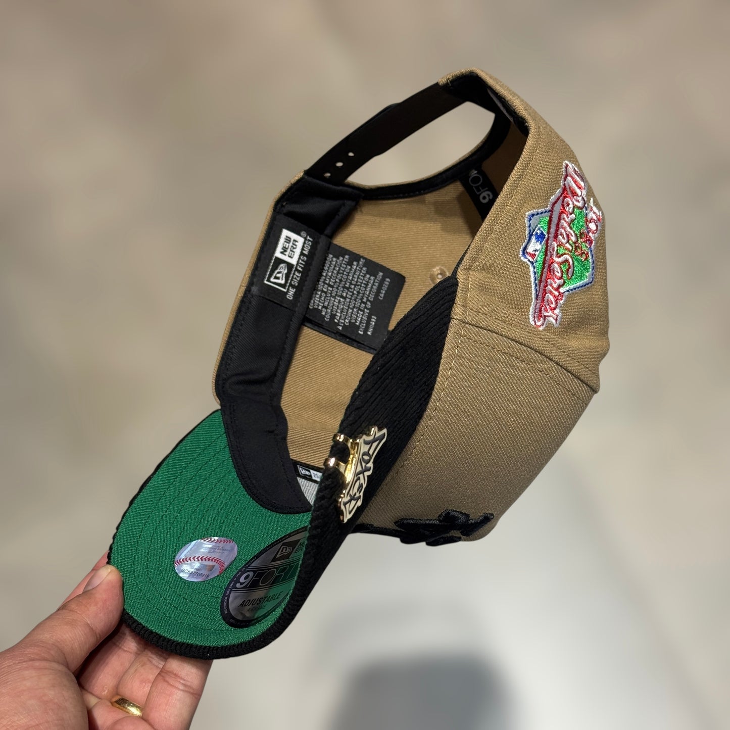 9FIFTY LA DODGERS BROWN BLACK VISOR WS