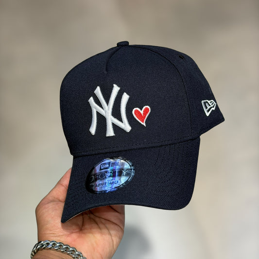 9FORTY A FRAME NY YANKEES NAVY CORAZÓN