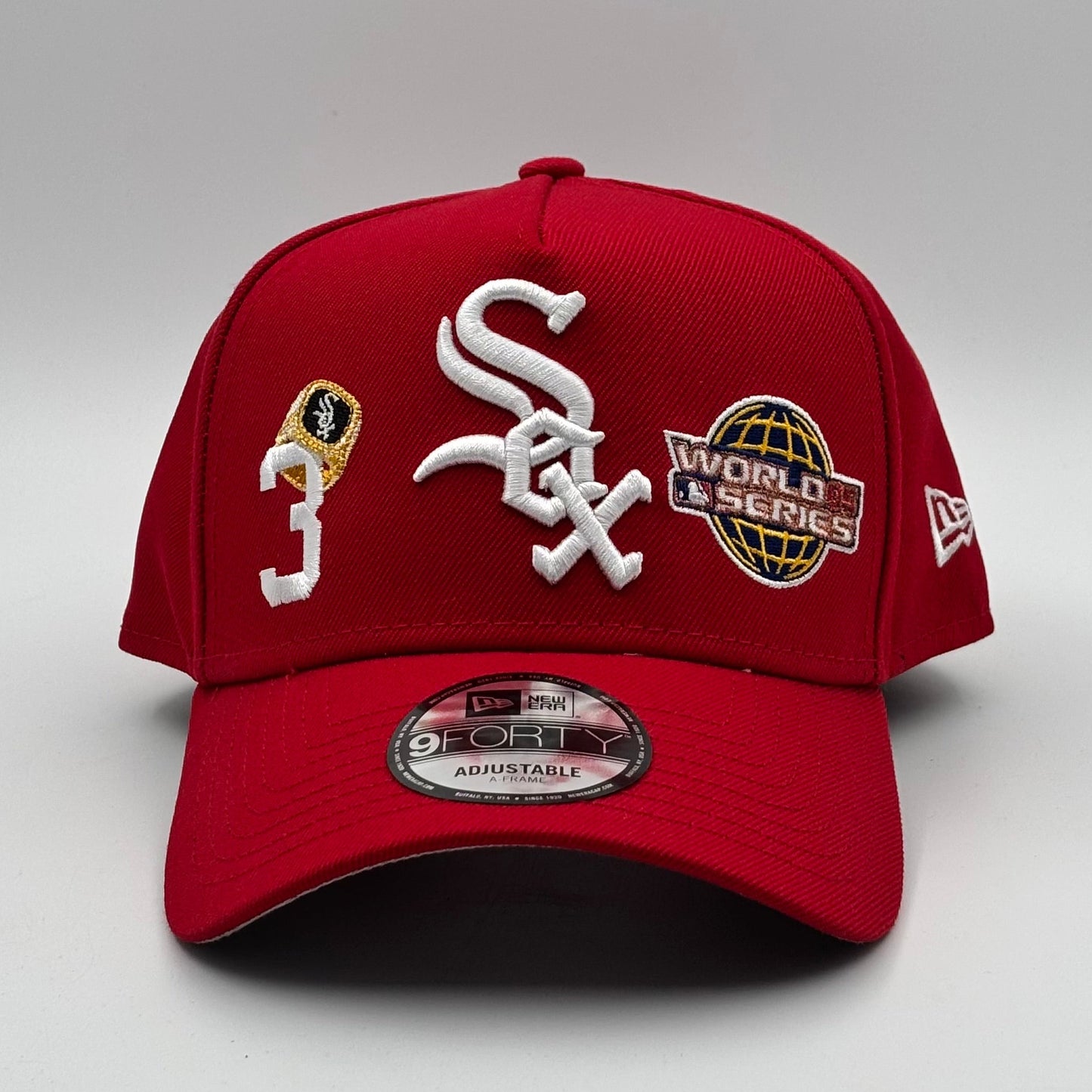 9FORTY A FRAME WHITE SOX RED CHAMPIONS