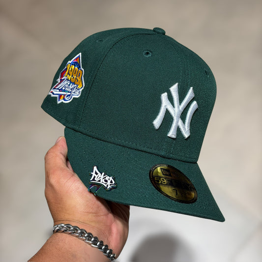 59FIFTY NY YANKEES DARK GREEN WS 1999