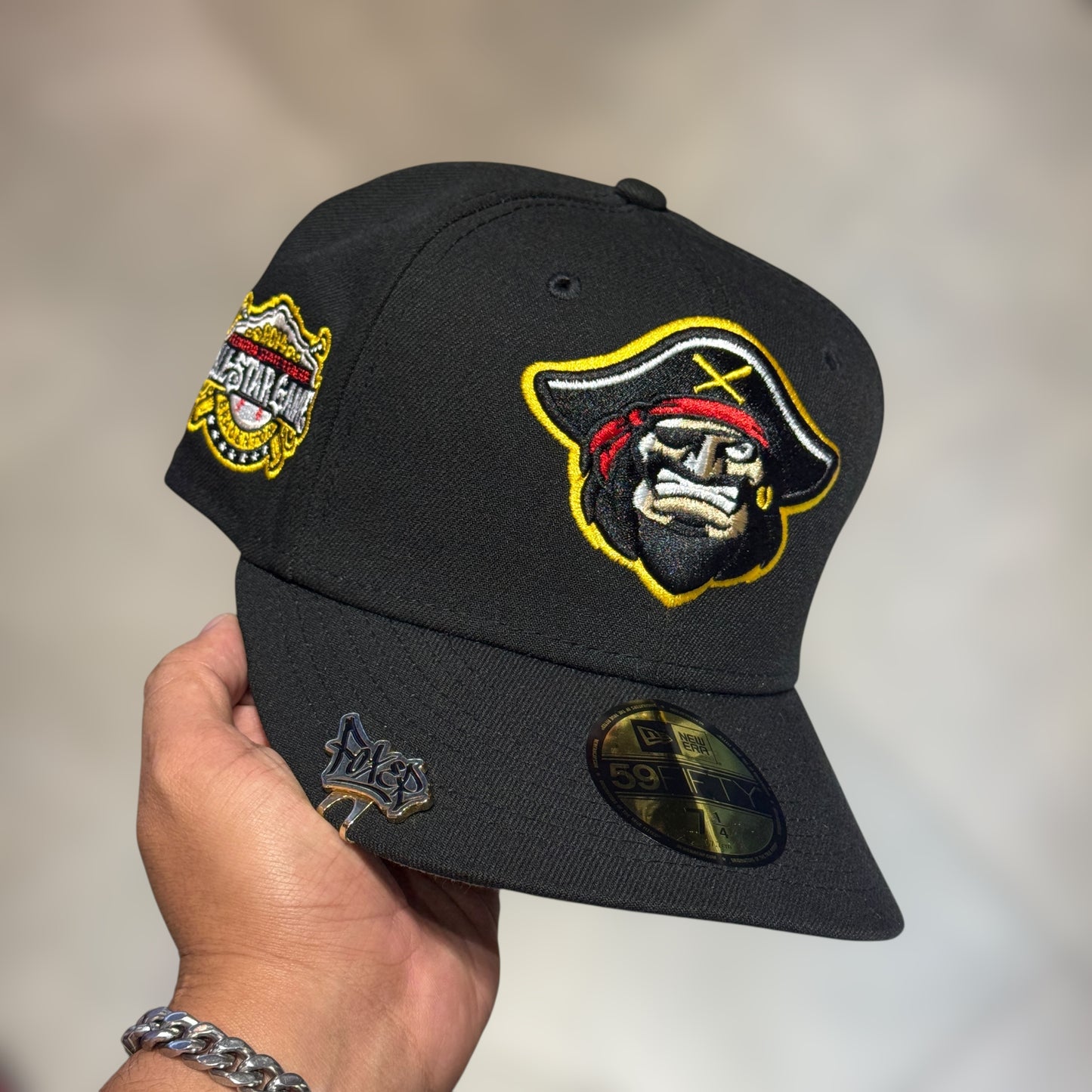 59FIFTY PIRATES BLACK LOGO PIRATAS