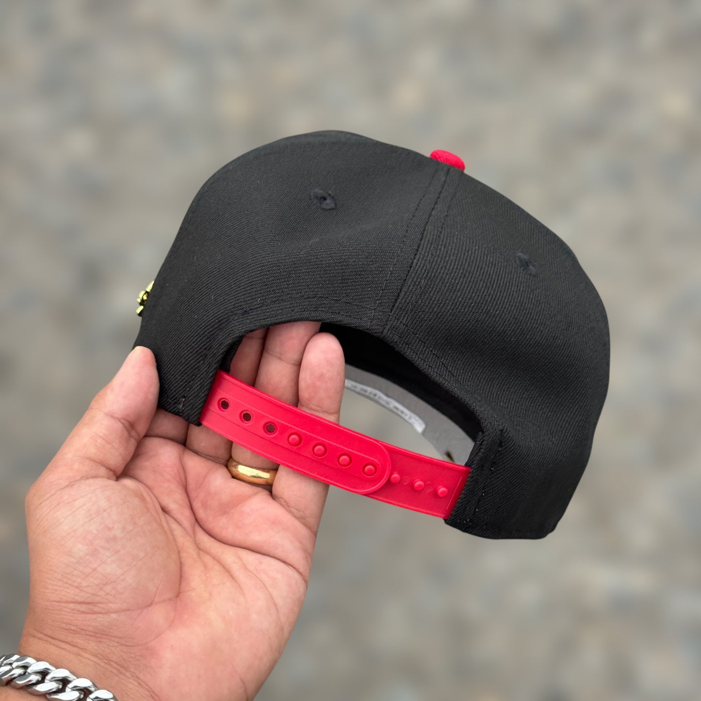 9FIFTY ANGELS BLACK RED VISOR EXCLUSIVE
