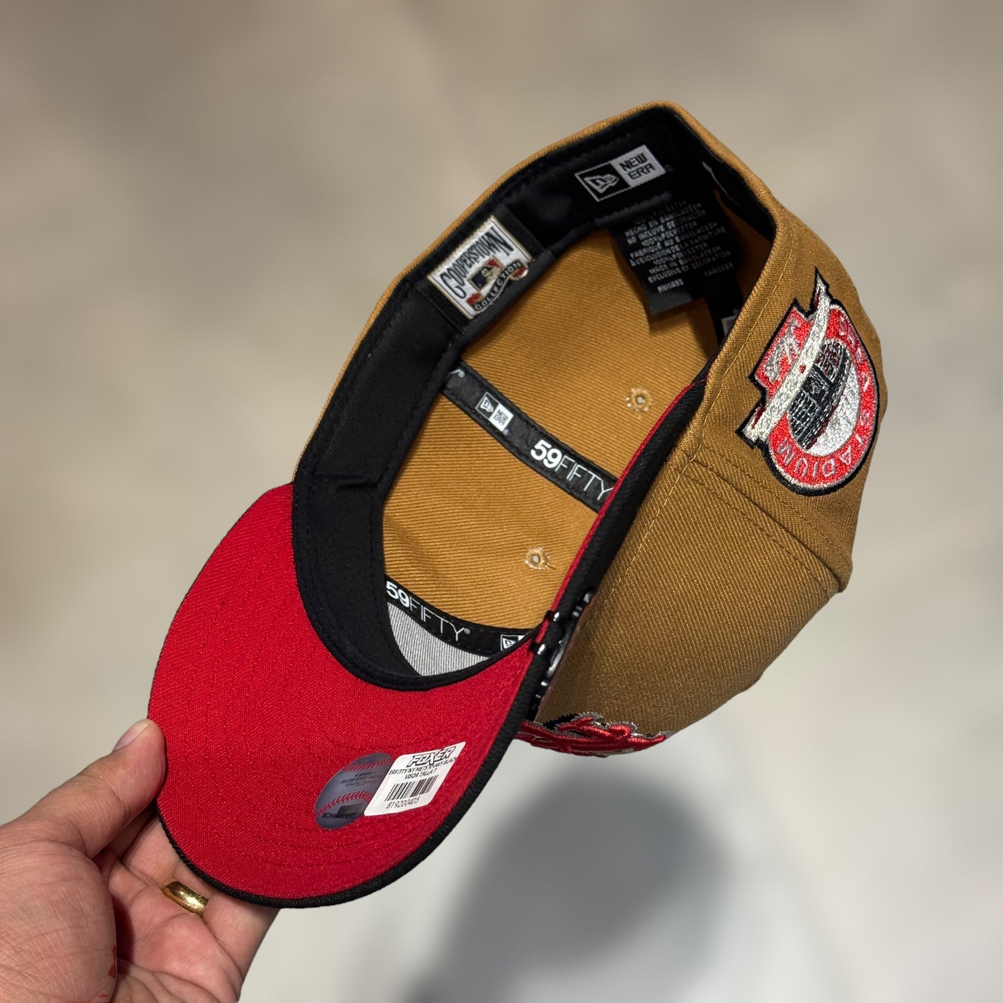 59FIFTY NY METS KHAKY BLACK VISOR