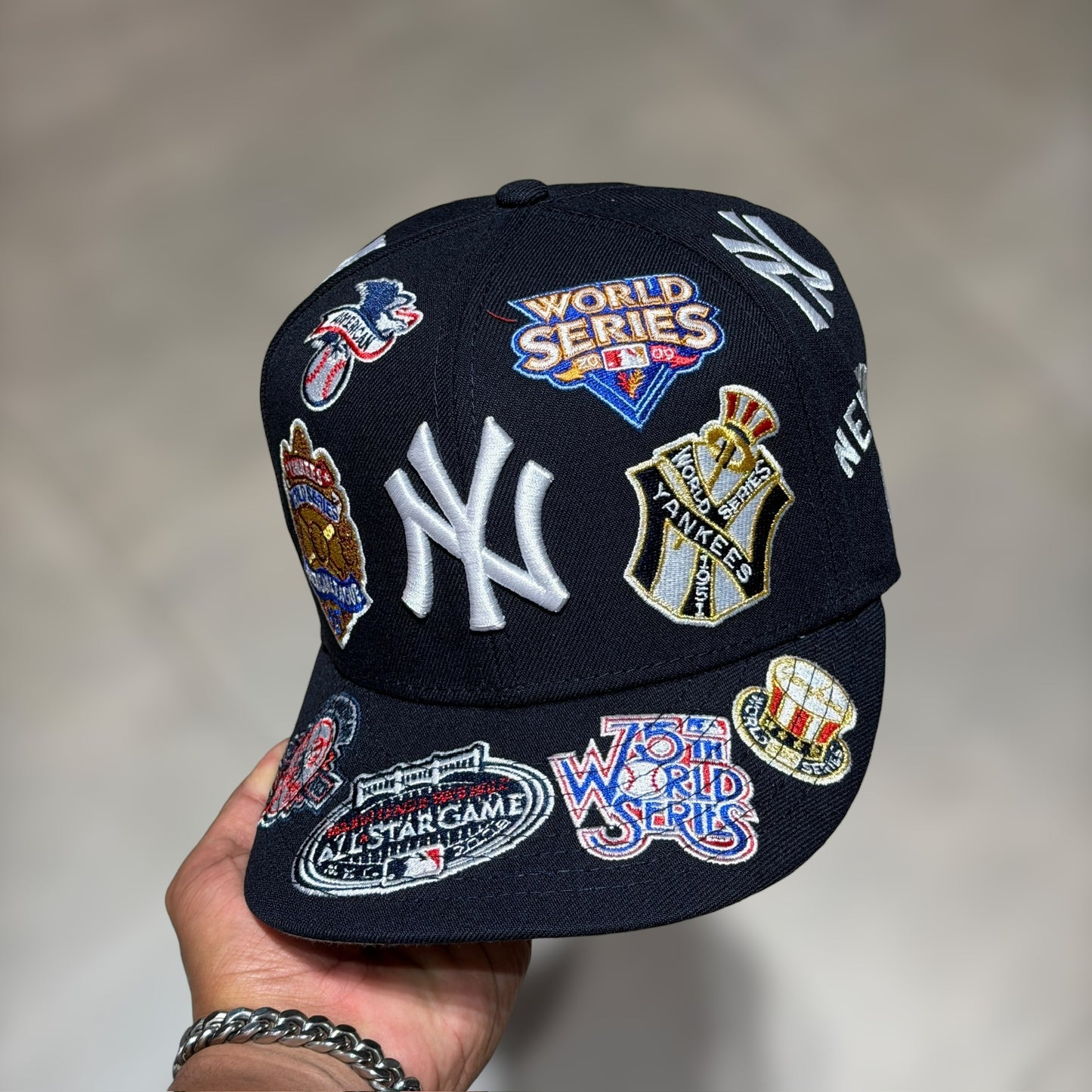 59FIFTY NY YANKEES NAVY MULTIPARCHES