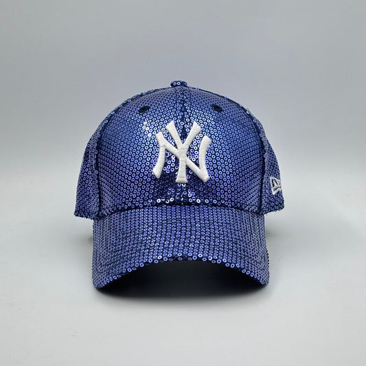 9FORTY NY YANKEES BLUE WHITE LOGO SEQUIN