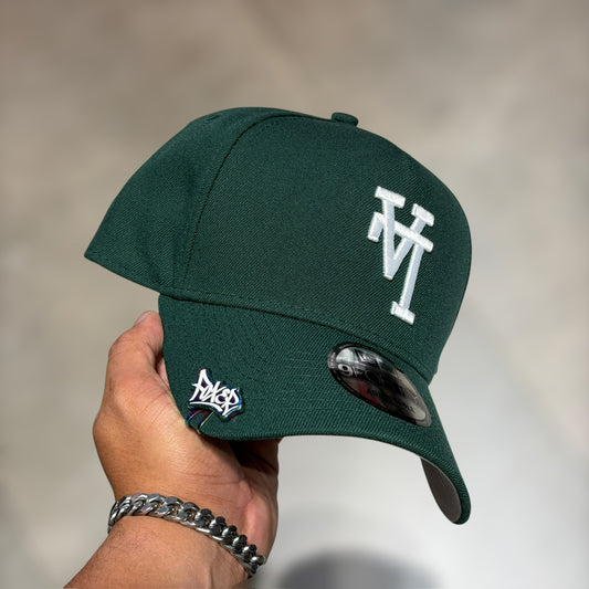 9FORTY A FRAME LA DODGERS DARK GREEN UPSIDE LOGO