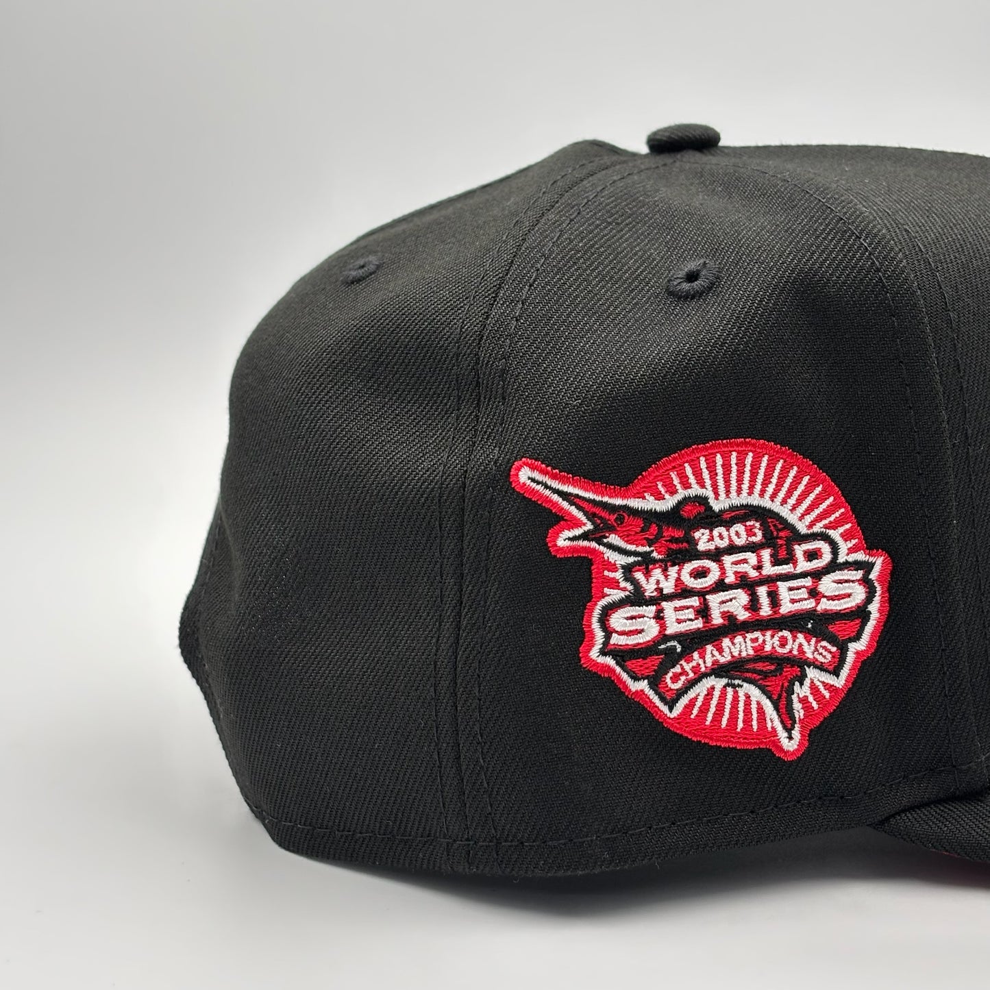 9FIFTY MIAMI MARLINS FLORIDA BLACK RED WS 2003