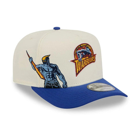 9FIFTY A FRAME LOS GOLDEN WARRIOS BEIGE ROYAL BLUE HWC