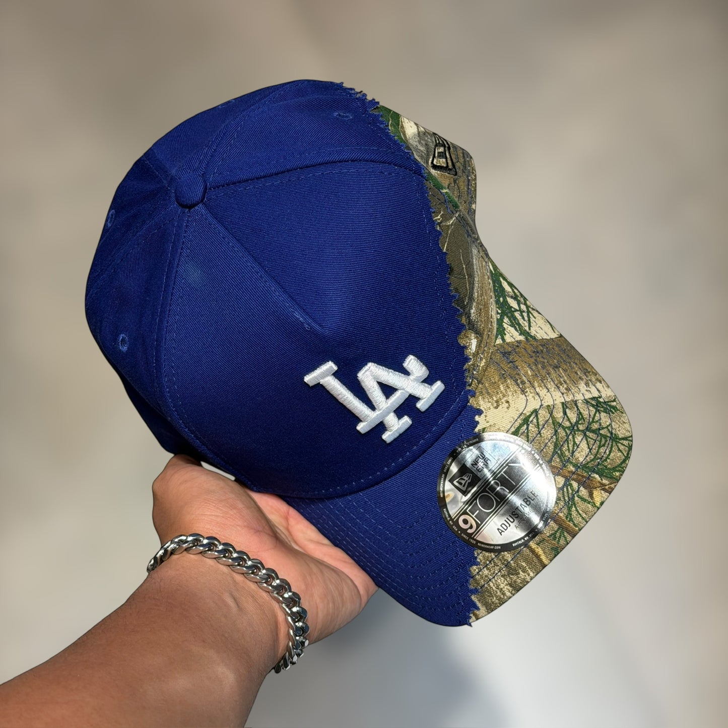 9FORTY A FRAME LA DODGERS ROYAL CAMO TEAR AWAY