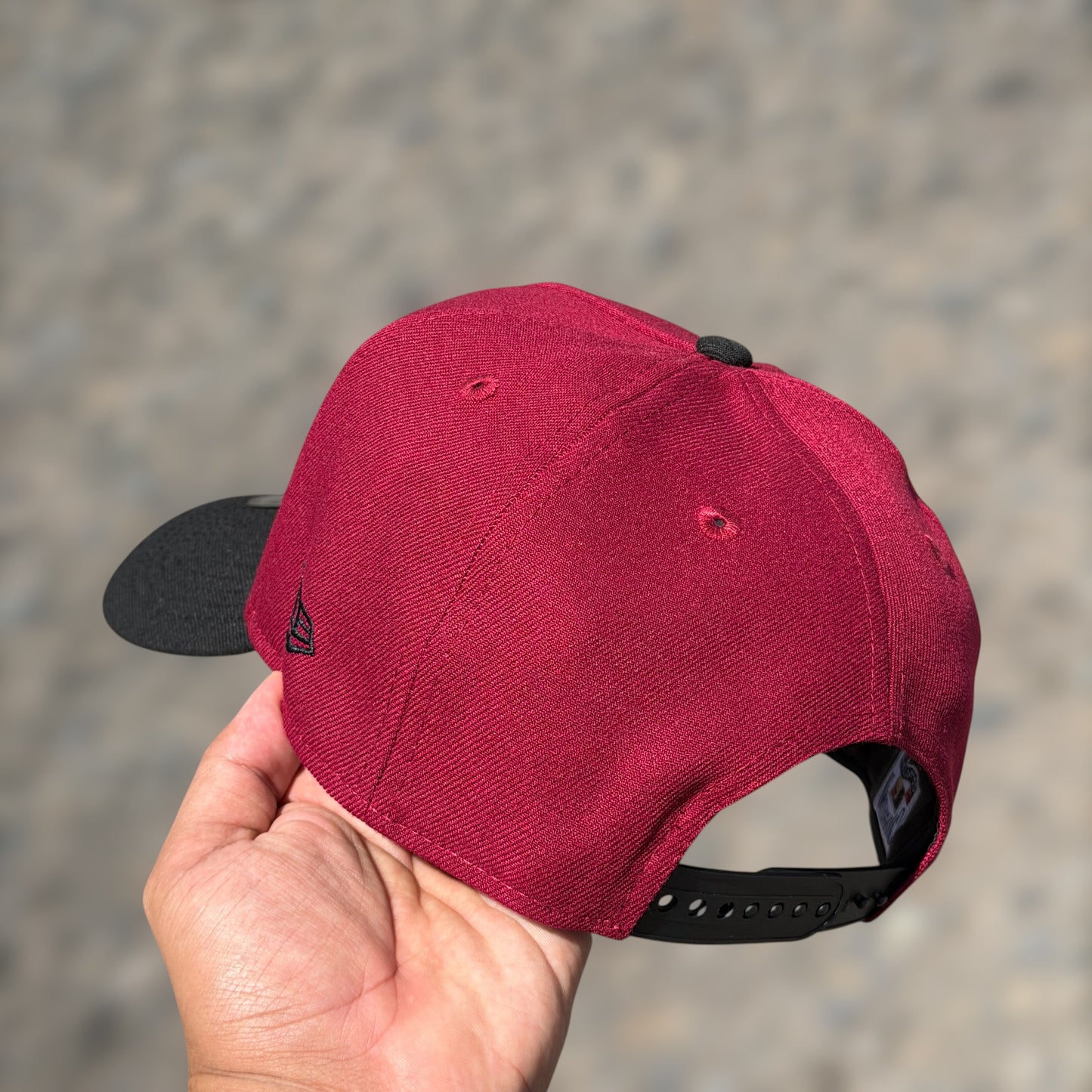 9FORTY LOS ANGELES DODGERS BURGUNDY BLACK LOGO