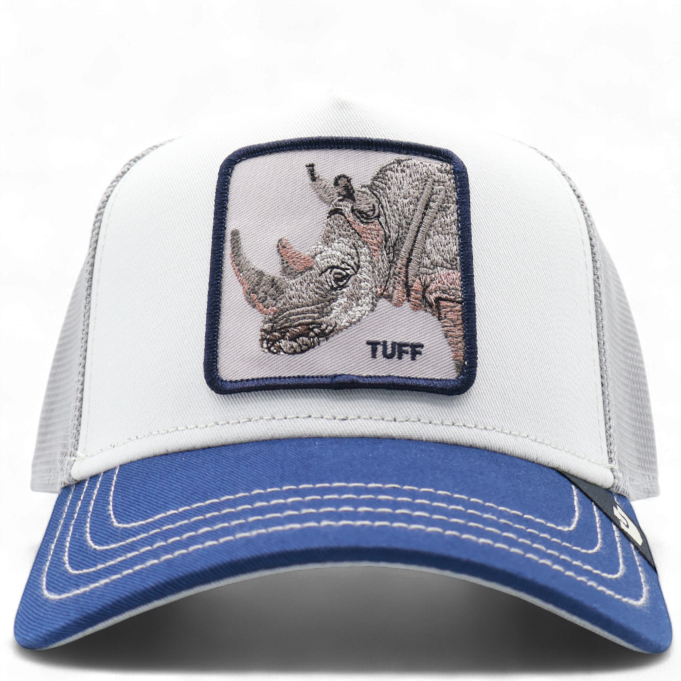 GOORIN BROS TUFF WHITE VISOR BLUE