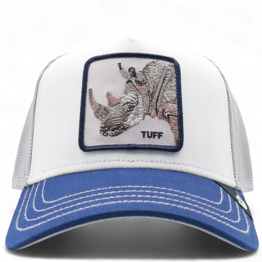 GOORIN BROS TUFF WHITE VISOR BLUE
