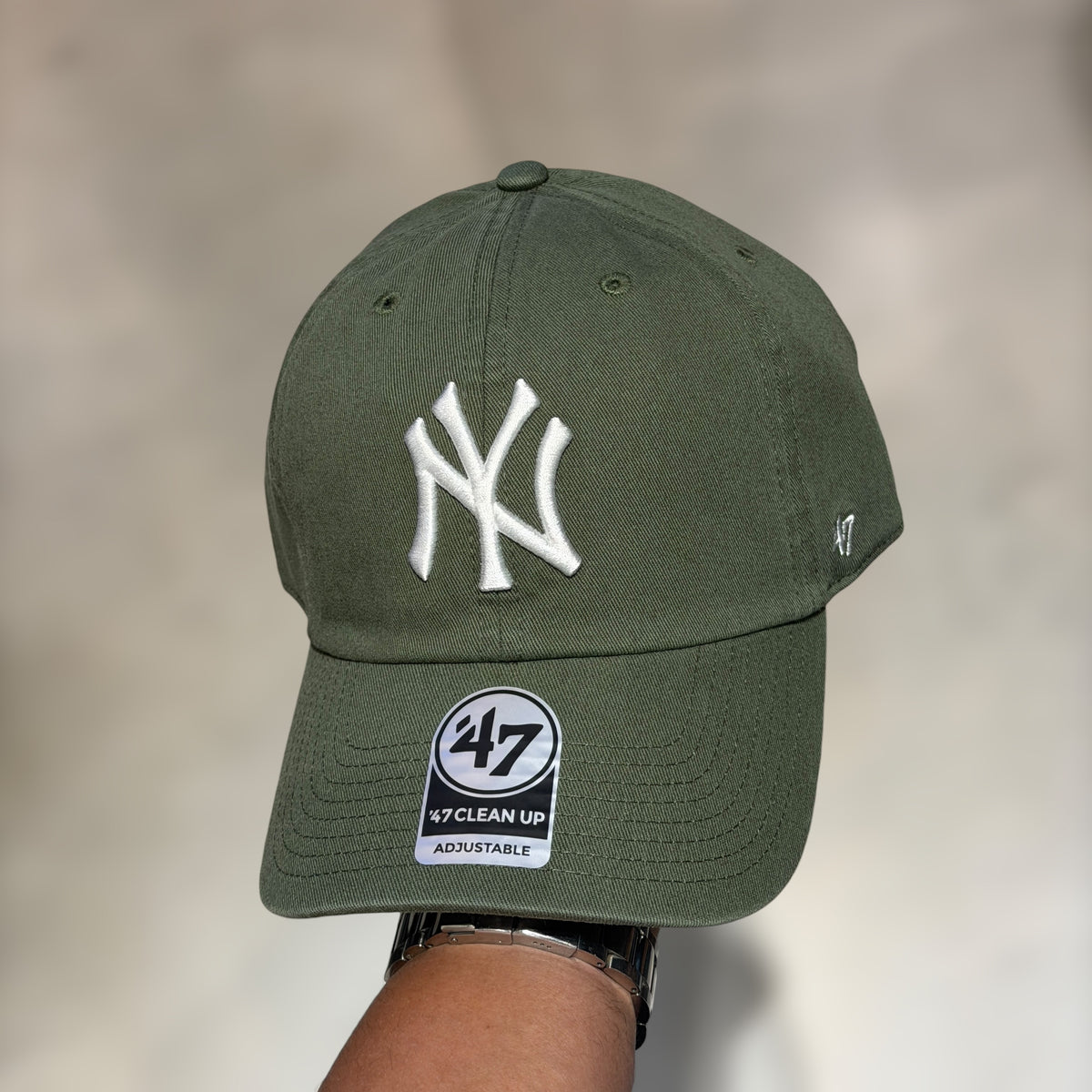 47 brand Clean Up NY YANKEES OLIVE GREEN