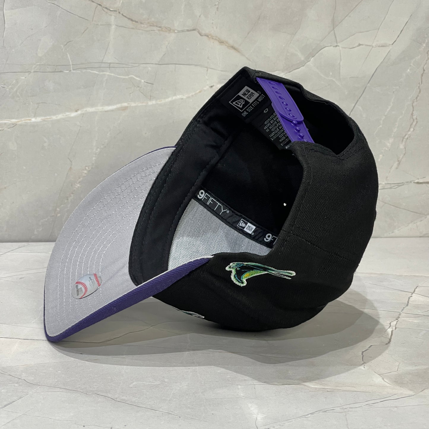 9FIFTY TAMPA BAY RAYS BLACK/PURPLE