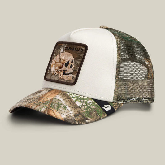 GOORIN BROS CANCELLED BEIGE VISOR CAMO