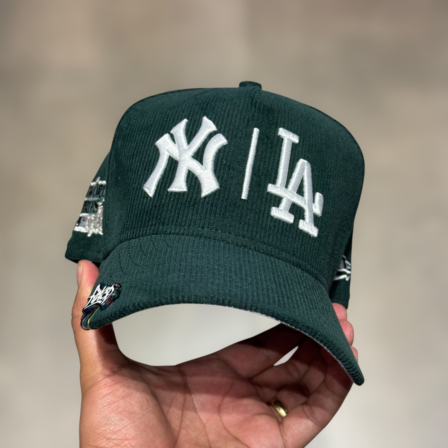 9FIFTY DUAL LOGO YANKEES&DODGERS DARK GREEN