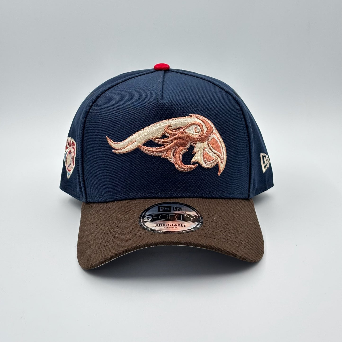 9FORTY PERICOS AF NAVY BROWN LOGO