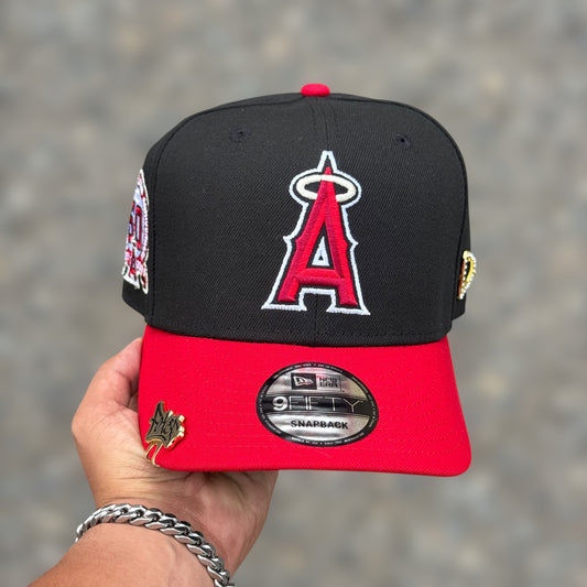 9FIFTY ANGELS BLACK RED VISOR EXCLUSIVE