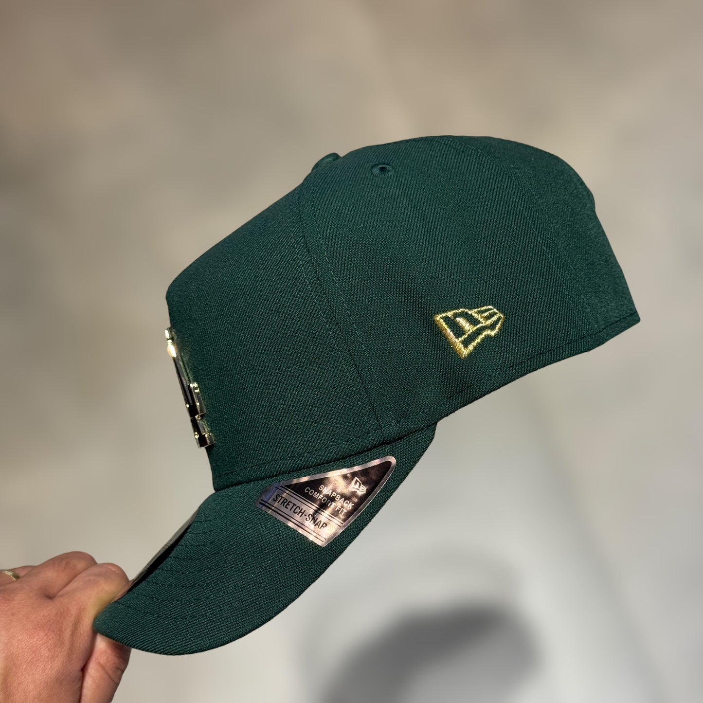 9FIFTY METALLIC LA DODGERS DARK GREEN GOLD LOGO