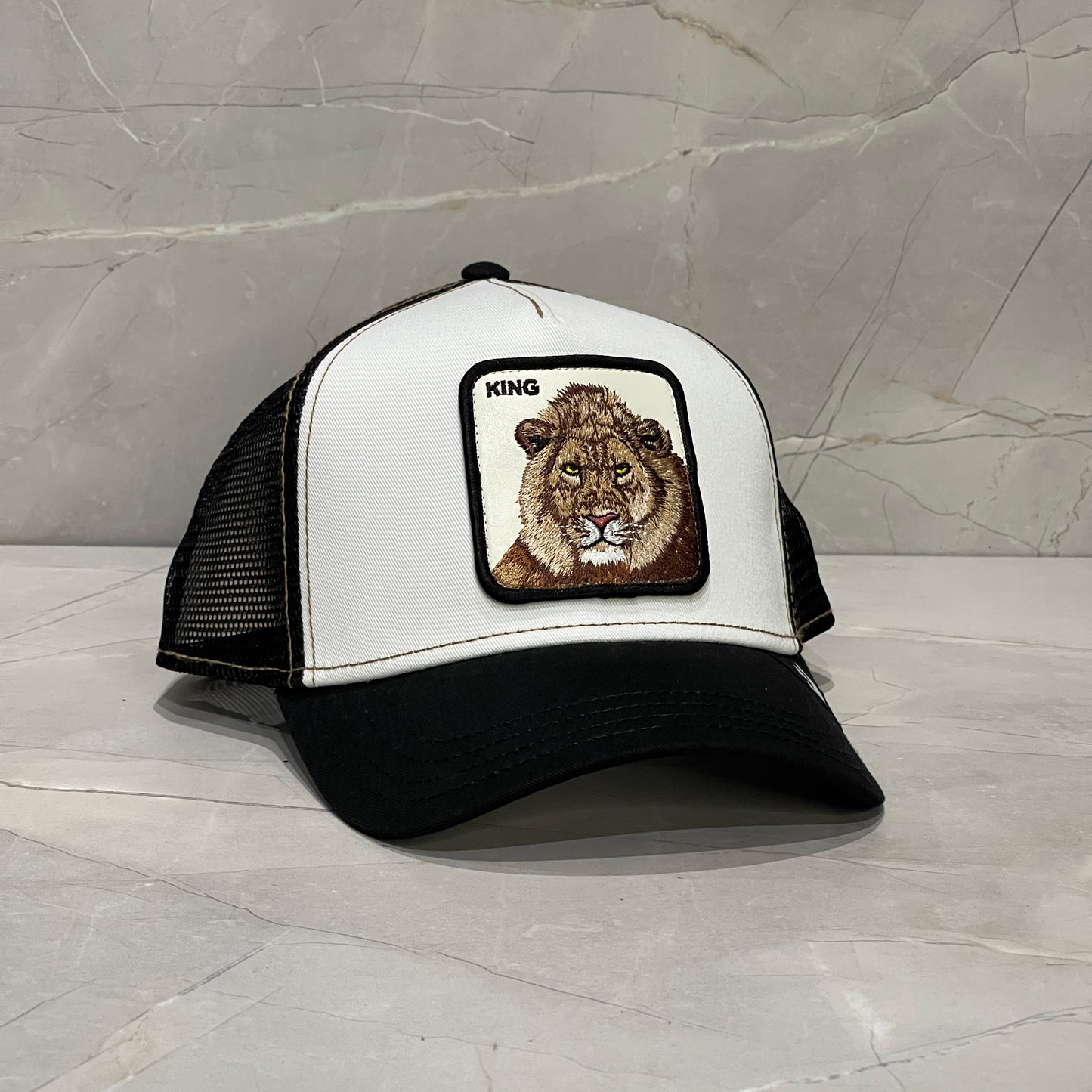 GOORIN BROS KING BLACK/WHITE