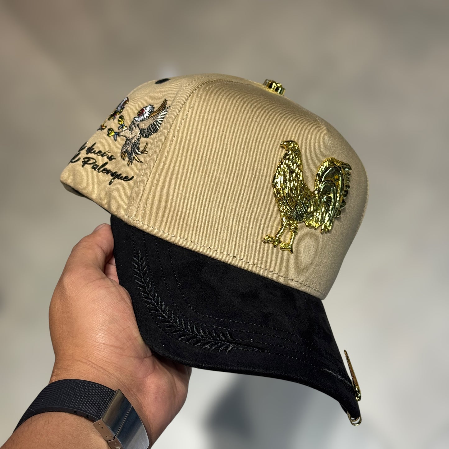 BELICA BIG BOSS PUESTOS 15 GALLO BEIGE GAMUZA