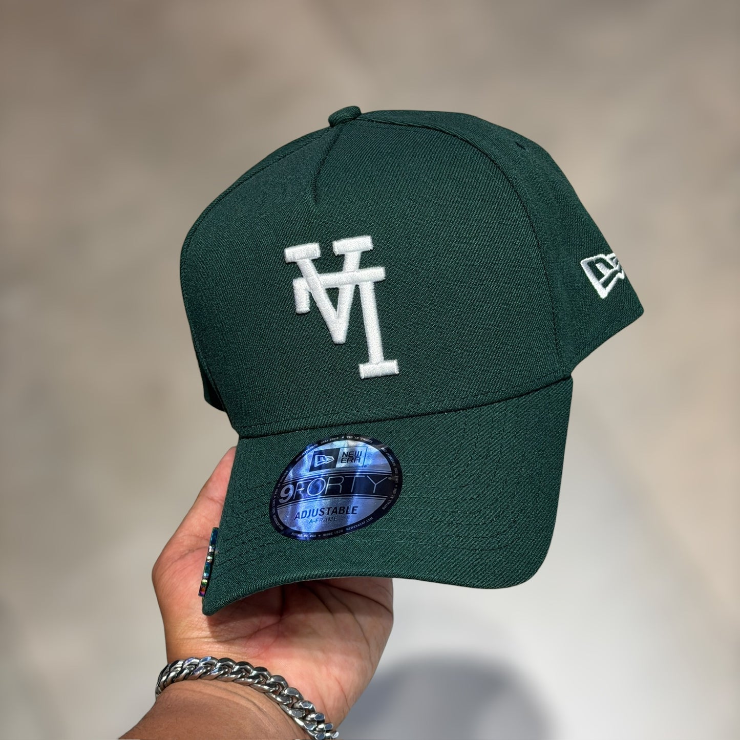 9FORTY A FRAME LA DODGERS DARK GREEN UPSIDE LOGO