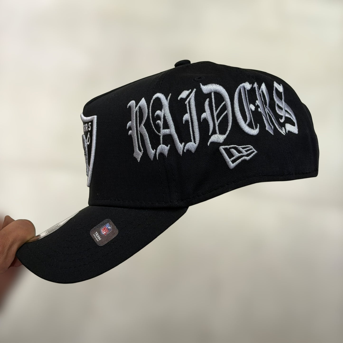 9FORTY A FRAME LOS RAIDERS BLACK GOTHIC SCRIPT