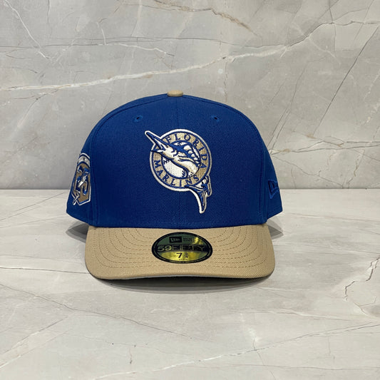 59FIFTY MIAMI MARLINS BLUE VISER CAQUI WS 10TH ANNIVERSARY