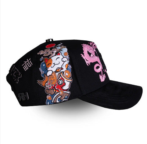 BELICA RICO HATS LA JAPAN GOOD LUCK BLACK