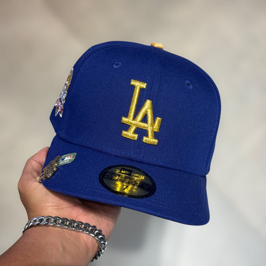 59FIFTY LA DODGERS ROYAL BLUE GOLD LOGO WS 2024