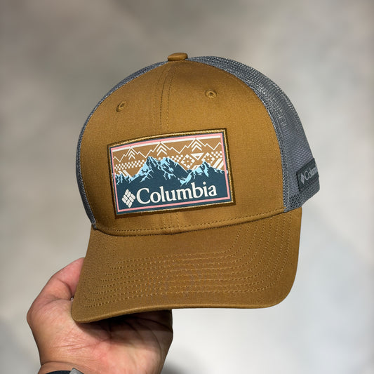 Columbia trucker brown grey mesh