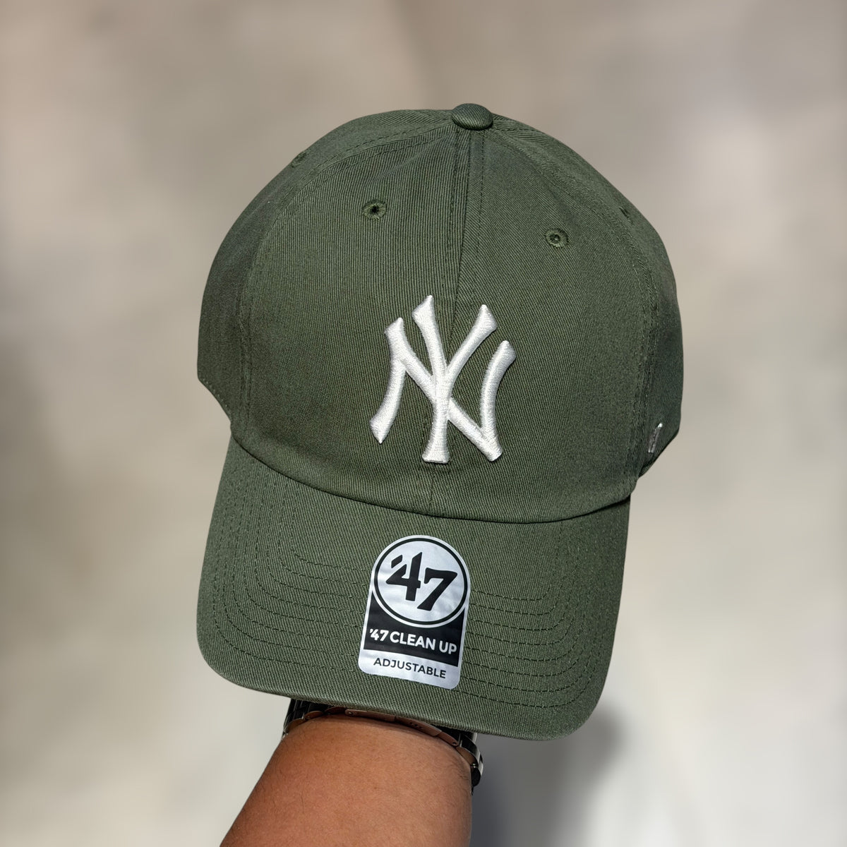 47 brand Clean Up NY YANKEES OLIVE GREEN