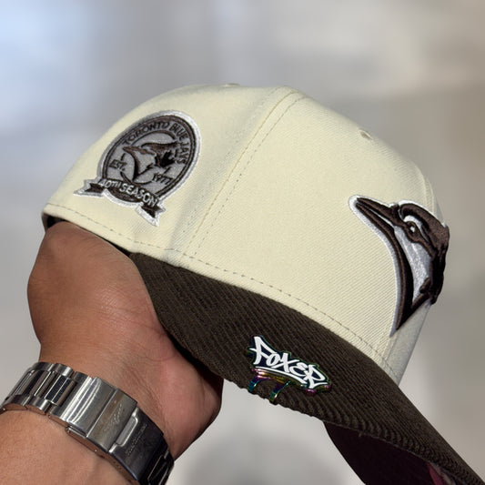 9FIFTY TORONTO BLUE JAYS BEIGE VISERA PANA BROWN EST 1977
