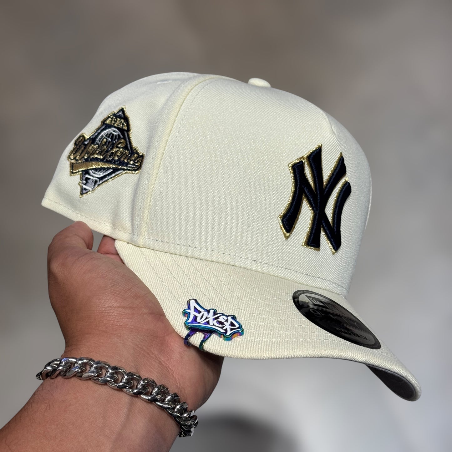 9FIFTY NY YANKEES BEIGE NAVY LOGO WS 1998