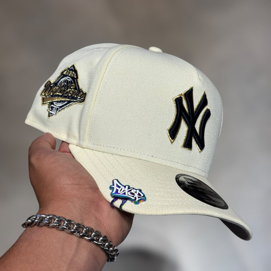 9FIFTY NY YANKEES BEIGE NAVY LOGO WS 1998