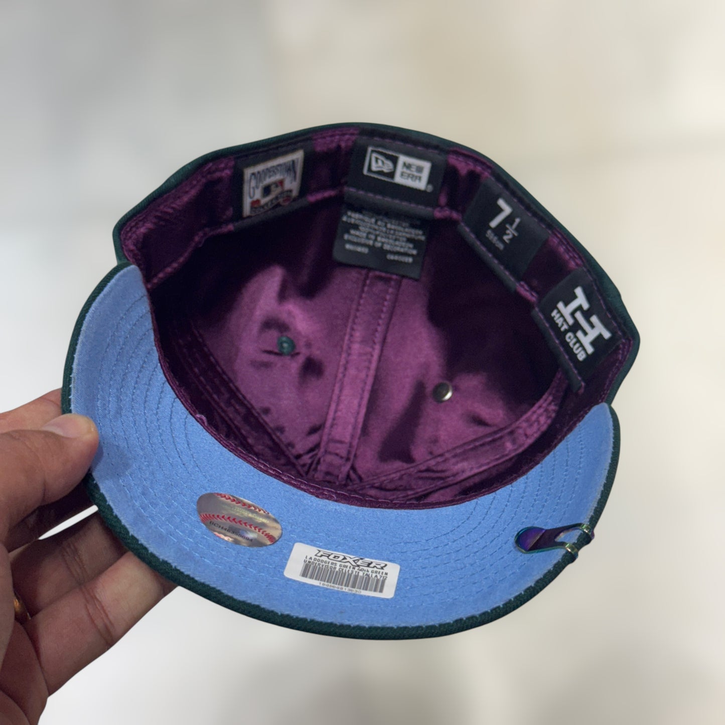 59FIFTY LA DODGERS DARK GREEN HATCLUB EXCLUSIVE