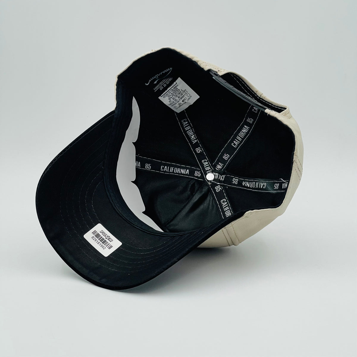 CALIFORNIA BEIGE BLACK VISOR TERCIOPELO